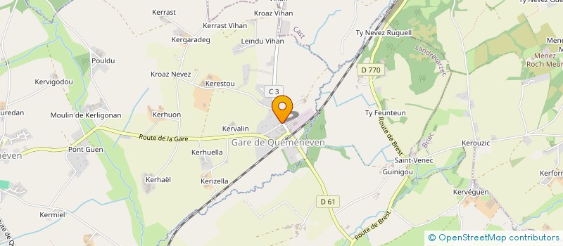 localisation de l'entreprise SC PHIVATI  QUEMENEVEN