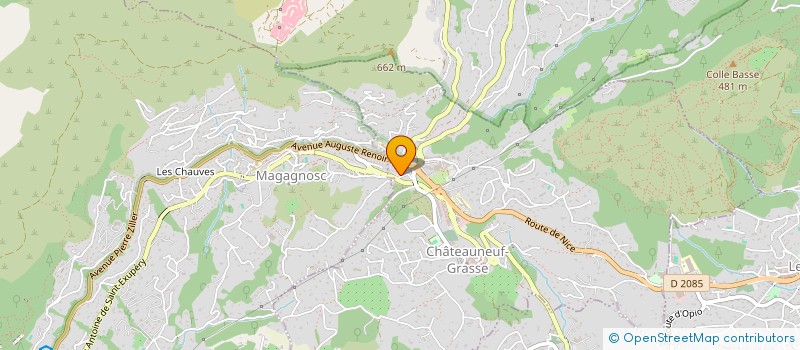 localisation de l'entreprise SC 'PICARD DU SUD'  CHATEAUNEUF-GRASSE