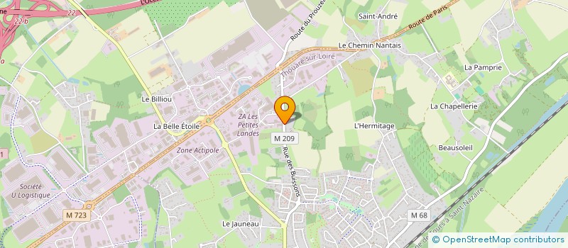 localisation de l'entreprise SC PICASSO à NANTES