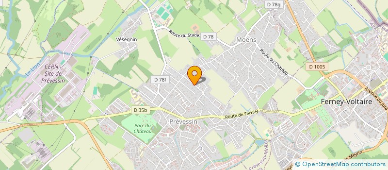 localisation de l'entreprise SC PICHON-MASSON à PREVESSIN-MOENS