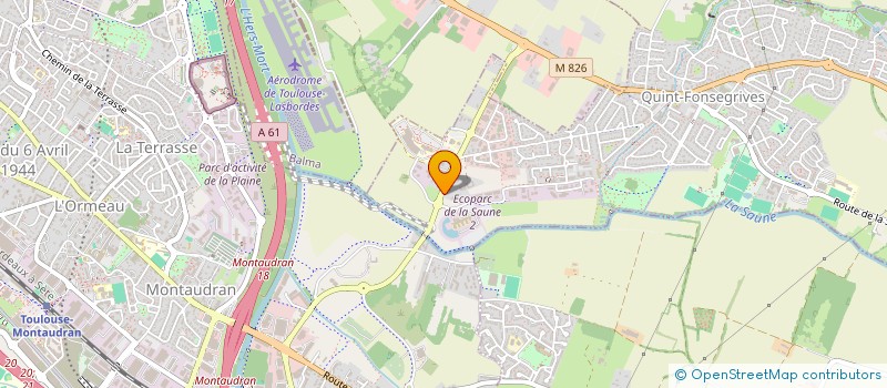 localisation de l'entreprise SC PIERRE QUI ROULE  QUINT-FONSEGRIVES