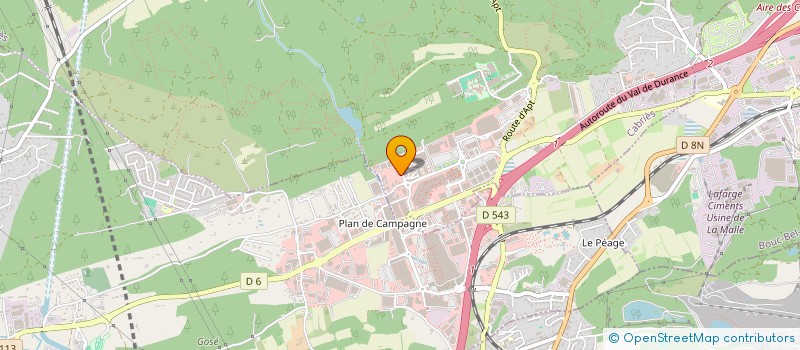 localisation de l'entreprise SC PIERREL FINANCE INVESTISSEMENT  CABRIES