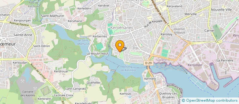 localisation de l'entreprise SC PILORGET-MORVAN  LORIENT