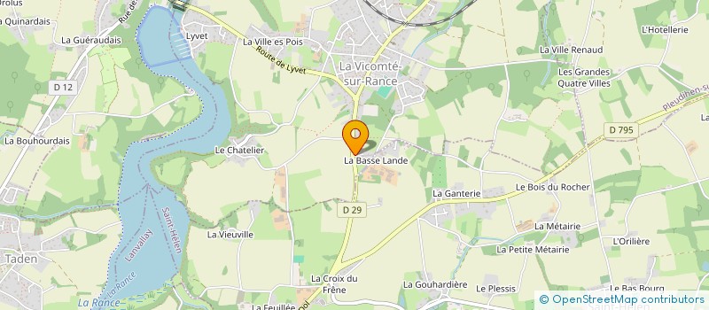 localisation de l'entreprise SC PINA COLADA  LA VICOMTE-SUR-RANCE