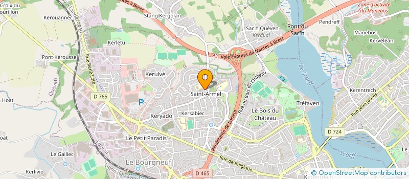 localisation de l'entreprise SC PIOU-LIVET  LORIENT