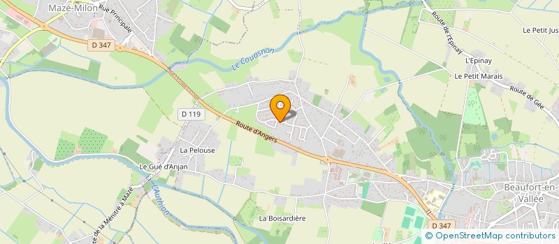 localisation de l'entreprise SC PIRON  BEAUFORT-EN-ANJOU