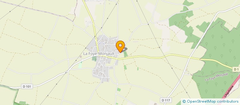 localisation de l'entreprise SC PLATLAG  LA FOYE-MONJAULT