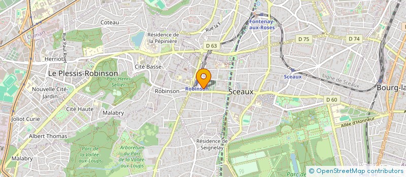 localisation de l'entreprise SC PLESSIS QUARTIER DES ARCHITECTES T2 à SCEAUX