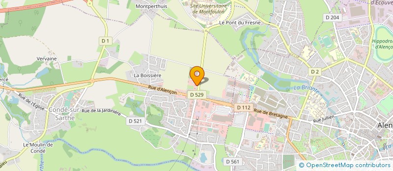 localisation de l'entreprise SC POIRIER-RIPEAUX à CONDE-SUR-SARTHE