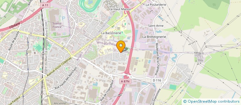 localisation de l'entreprise SC POLH1  SAINT-BARTHELEMY-D'ANJOU