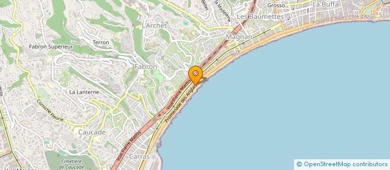 localisation de l'entreprise SC PONDYCHEREAU à NICE