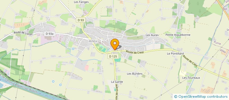 localisation de l'entreprise SC PONTAROLLO à GRANE