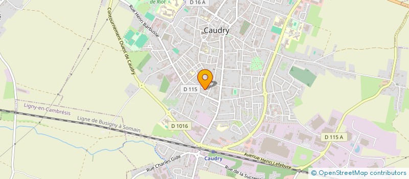 localisation de l'entreprise SC PRIAM INVEST à CAUDRY