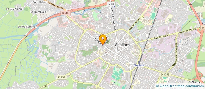 localisation de l'entreprise SC PRISME à CHALLANS