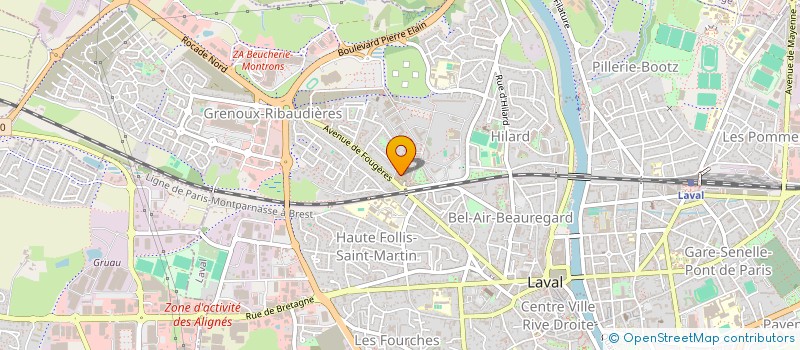 localisation de l'entreprise SC PRIVATE JETS à LAVAL