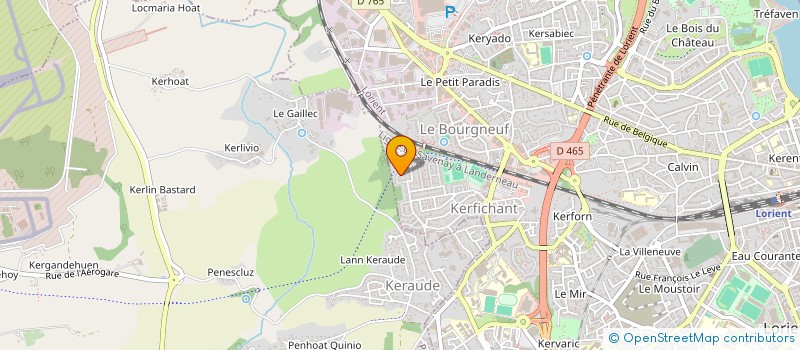 localisation de l'entreprise SC QUEGUINER-CHANU  LORIENT