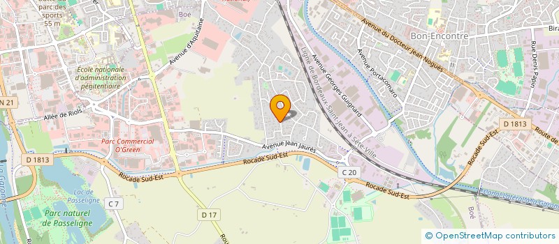 localisation de l'entreprise SC@R  BOE