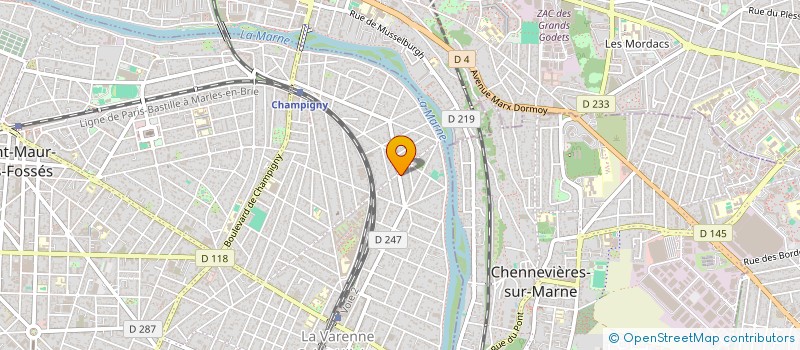 localisation de l'entreprise SC RAPHAEL INVEST à SAINT-MAUR-DES-FOSSES