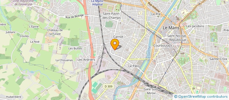 localisation de l'entreprise SC RAVALOUP  LE MANS