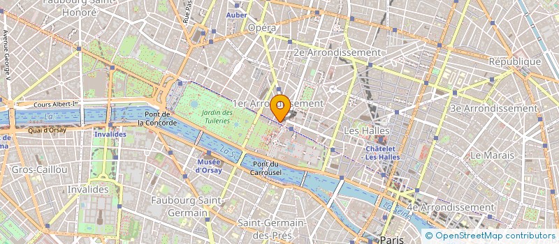localisation de l'entreprise SC RB INVEST à PARIS