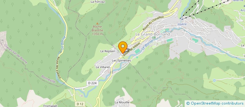 localisation de l'entreprise SC RCC à LE GRAND-BORNAND