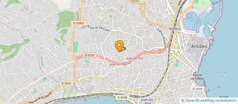localisation de l'entreprise SC REALISATIONS à ANTIBES