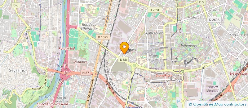 localisation de l'entreprise SC REGAZZONI  GRENOBLE