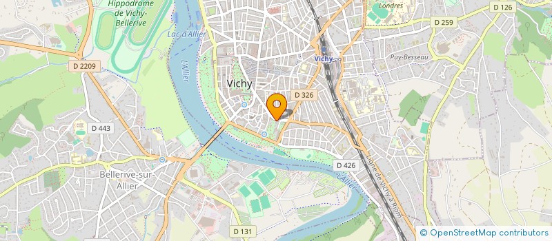 localisation de l'entreprise SC REMA à VICHY