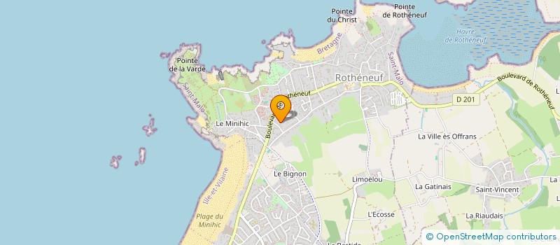 localisation de l'entreprise SC REMINVEST  SAINT-MALO