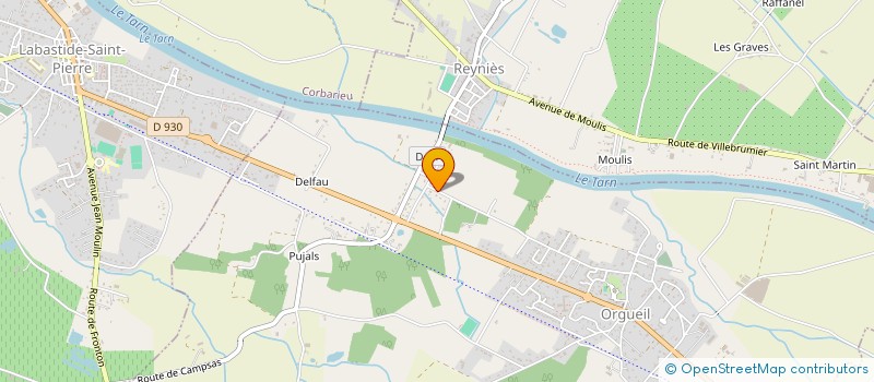 localisation de l'entreprise SC RENOVATIONS  ORGUEIL