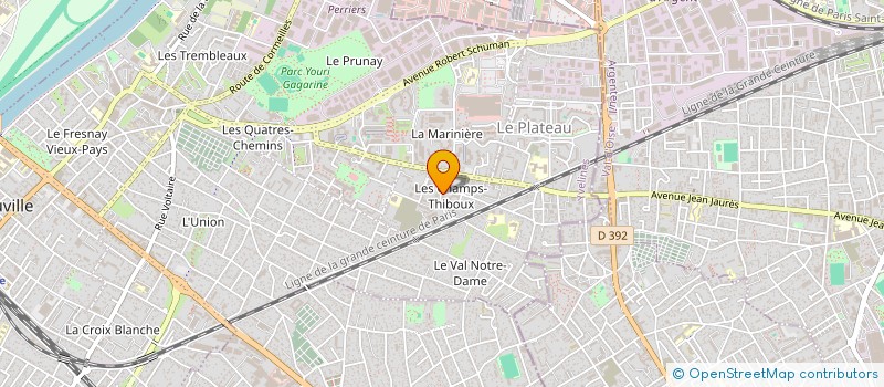 localisation de l'entreprise SC REP STE COGEFO  SARTROUVILLE