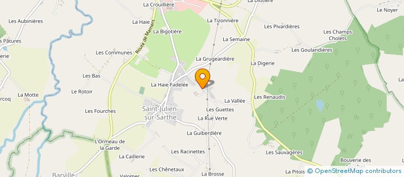 localisation de l'entreprise SC REVINO à SAINT-JULIEN-SUR-SARTHE