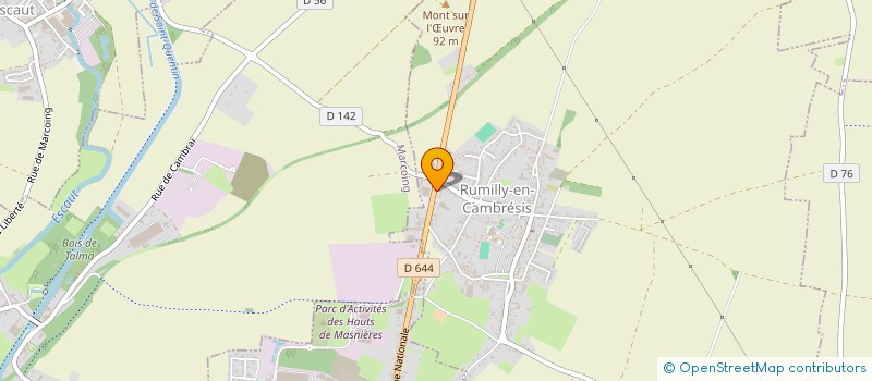 localisation de l'entreprise SC REYVES  RUMILLY-EN-CAMBRESIS