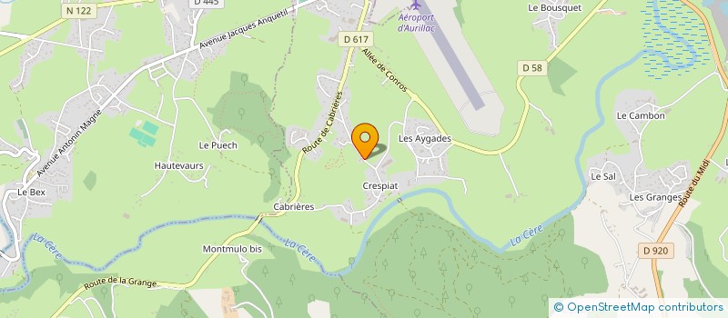 localisation de l'entreprise SC RICHARD ANNE YOANN à ARPAJON-SUR-CERE