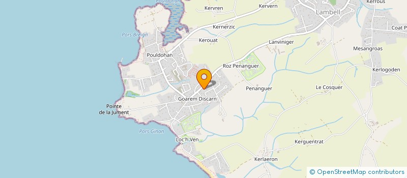 localisation de l'entreprise SC RIGOUS  TREGUNC