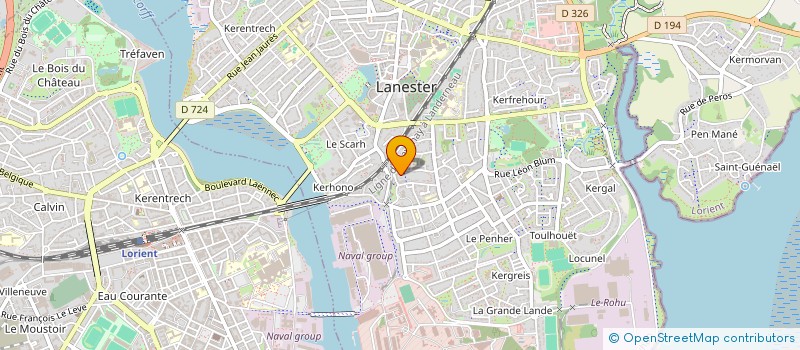 localisation de l'entreprise SC RIO-CORIBEL  LANESTER