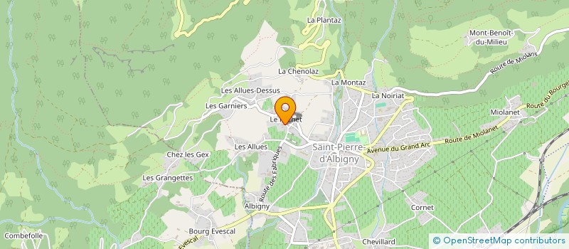 localisation de l'entreprise SC RIONDY & CIE  SAINT-PIERRE-D'ALBIGNY