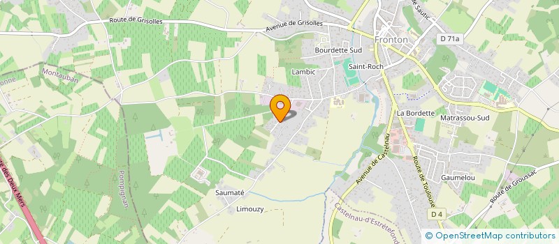 localisation de l'entreprise SC RN VICTORIA PARTICIPATIONS  FRONTON