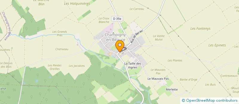 localisation de l'entreprise SC ROBERT  CHAMPIGNY-EN-BEAUCE