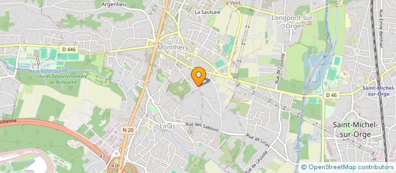 localisation de l'entreprise SC ROBINSON à LINAS