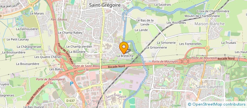 localisation de l'entreprise SC ROELLY PHILIPPE  SAINT-GREGOIRE