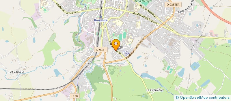 localisation de l'entreprise SC ROMANE  BRESSUIRE