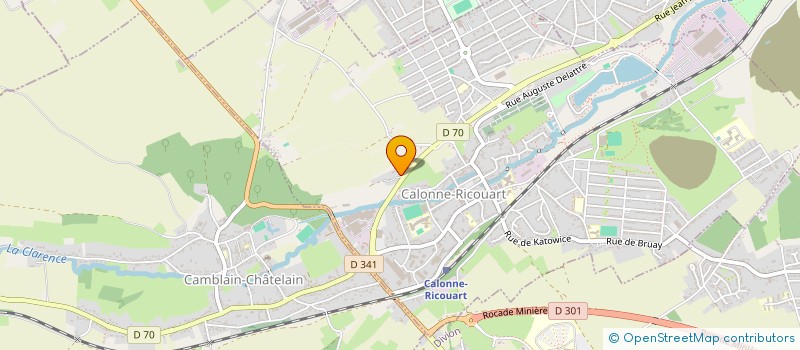 localisation de l'entreprise SC ROMILIE  CALONNE-RICOUART