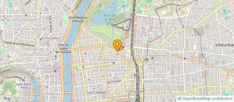 localisation de l'entreprise SC ROMOC TROIS  LYON