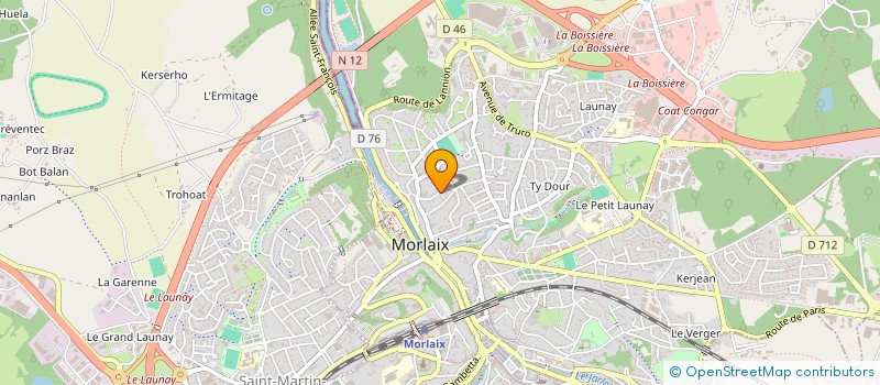 localisation de l'entreprise SC RONIMA à MORLAIX