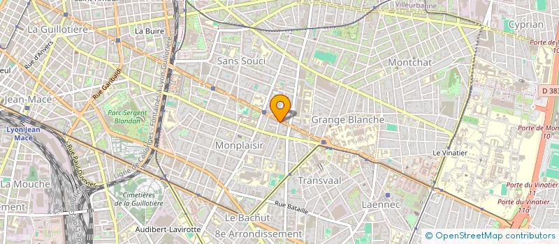 localisation de l'entreprise SC ROQUEBRUNE  LYON