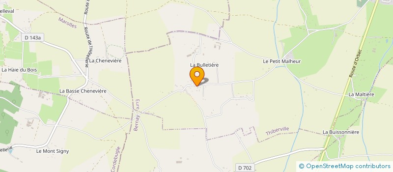 localisation de l'entreprise SC RORO  THIBERVILLE