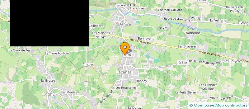 localisation de l'entreprise SC ROSE  LACENAS