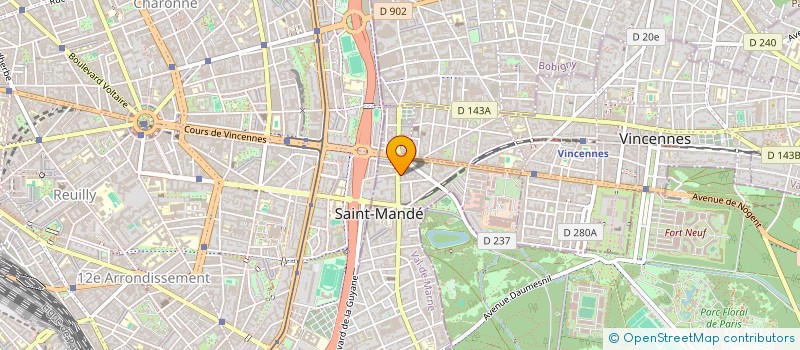 localisation de l'entreprise SC ROTHSMANN INVEST à SAINT-MANDE