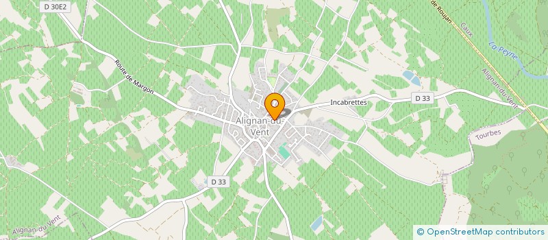 localisation de l'entreprise SC ROULER  ALIGNAN-DU-VENT